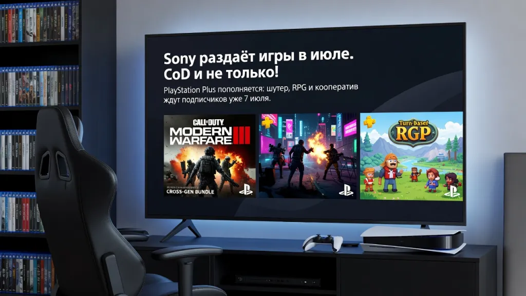 Sony раздаёт игры в июле. CoD и не только!