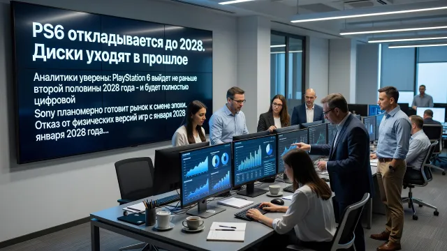 PS6 откладывается до 2028. Диски уходят в прошлое